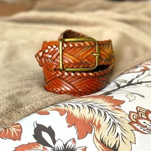 Brown Weave Belt